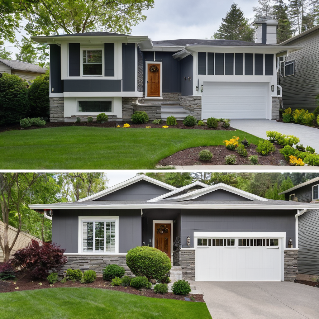 Professional exterior painting project